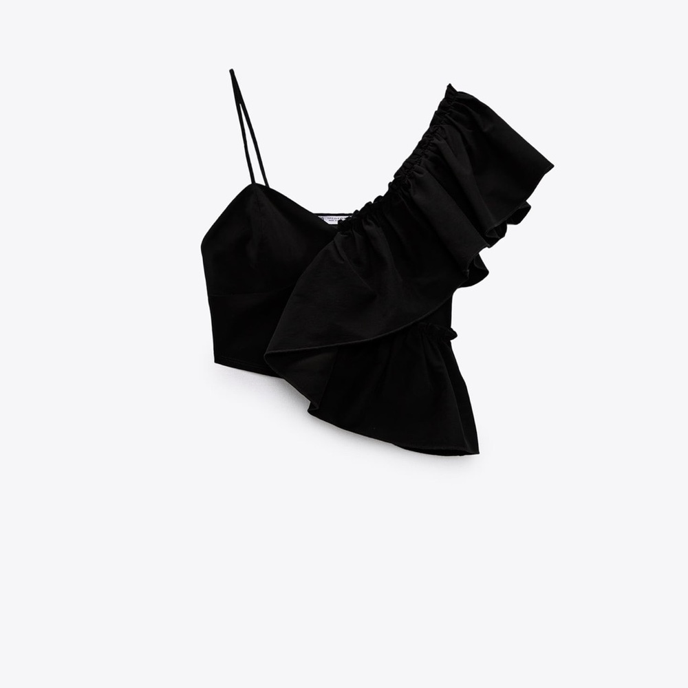 Zara • Ruffle top • Small - Picture 4 of 9